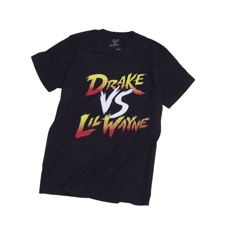 USED "2014 DRAKE VS LIL'WAYNE" TOUR T-shirt