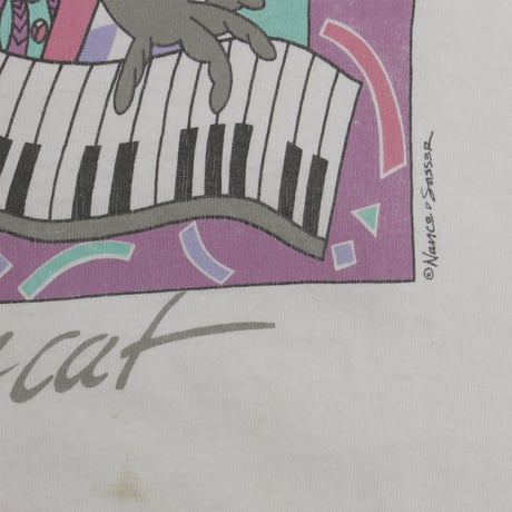USED "JAZZ CAT" T-shirt