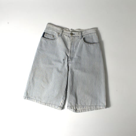 USED 90'S "GOTCHA" STRIPE DENIM PANTS