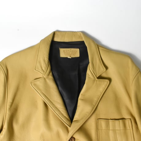 VINTGAE 60'S "W.B.PLACE&CO." LEATHER TAILORD