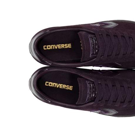 "CONS / BREAK POINT MONO SUEDE OX" BLACK CHERRY
