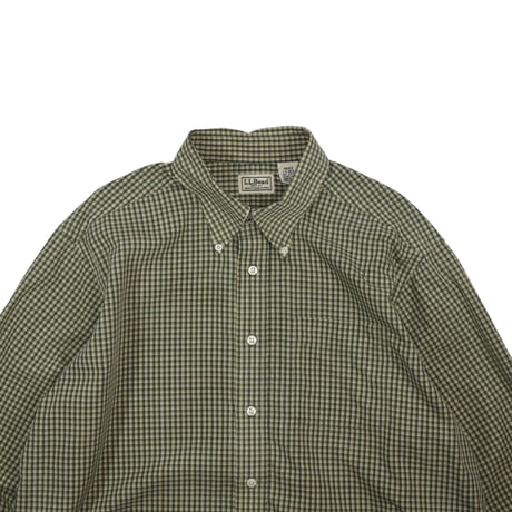 USED "L.L.BEAN" GINGHAM B.D CHECK