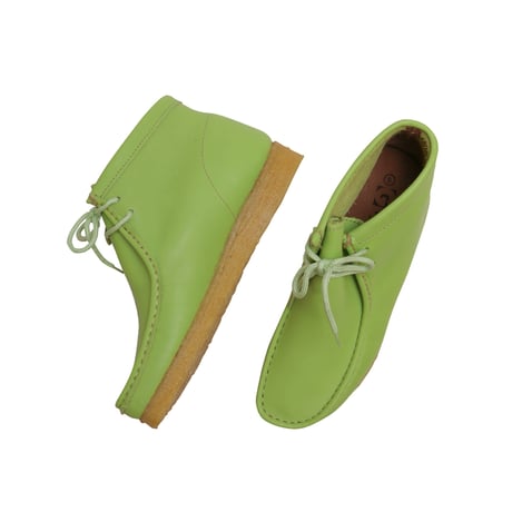 GBX "WALLABEE BOOTS" LIME GREEN DEADSTOCK
