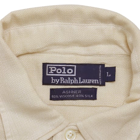 USED "POLO RALPH LAUREN" SILK SHIRT