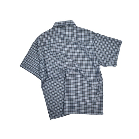 USED "CALTOP" PLAID SHIRT