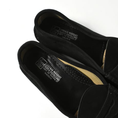 USED "LORENZO MARQUEZ GLORIA CASTELLANO" SUEDE LOAFERS