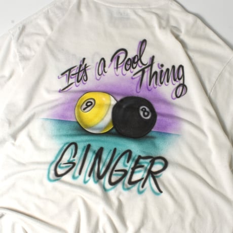 USED "GINGER" AIR BRUSH T-shirt