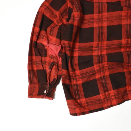 VINTAGE 50-60'S "AMC SPORTSWEAR" OPEN COLLAR L/S SHIRTS