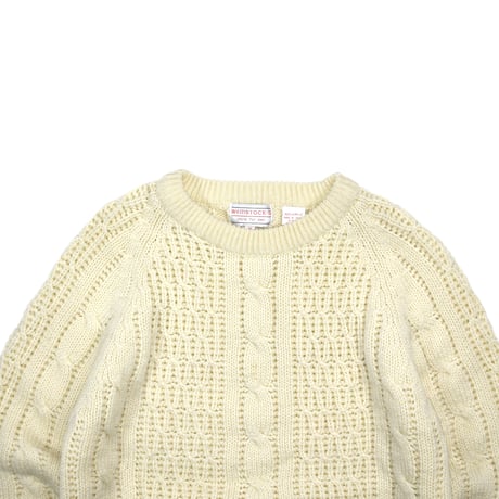 USED "WEINSTOCK'S" CABLE KNIT