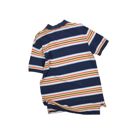 USED "POLO RALPH LAUREN" BORDER POLO SHIRT