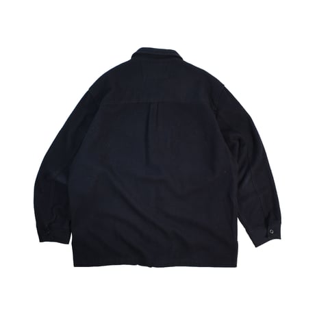 USED "NAUTICA" ZIP UP WOOL SHIRT JACKET