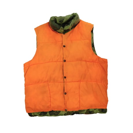 USED "RED HEAD" REVERSIBLE DOWN VEST