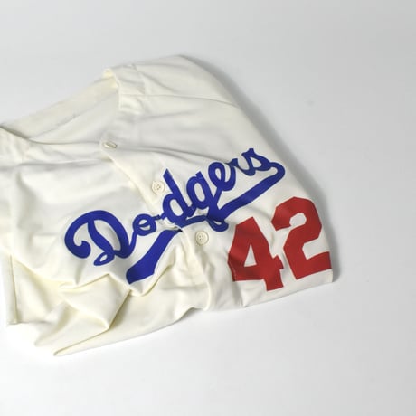 USED "LA DODGERS / JACKIE ROBINSON" BASEBALL SHIRT