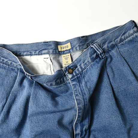 USED "IZOD" 2TUCK DENIM SHORTS
