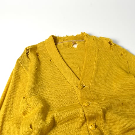 VINTAGE UNKNOWN WORN-OUT CARDIGAN