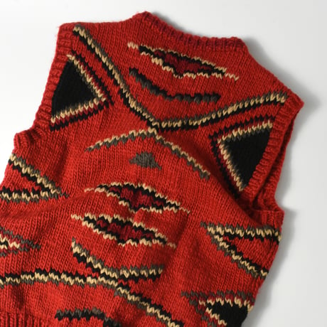 VINTAGE 80’S "BANANA REPUBLIC" ZIP UP KNIT VEST