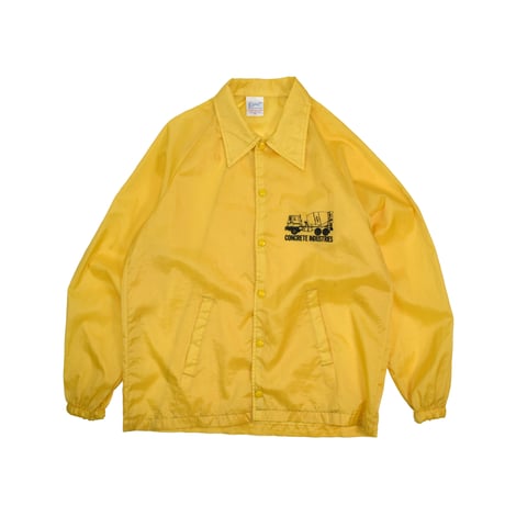 USED 70'S "EBERT / CONCRETE INDUSTRIES" COACH JACKET