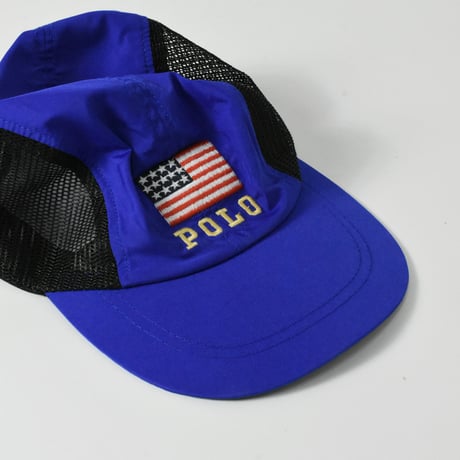 USED 90'S "POLO SPORTS" SIDE MESH CAP