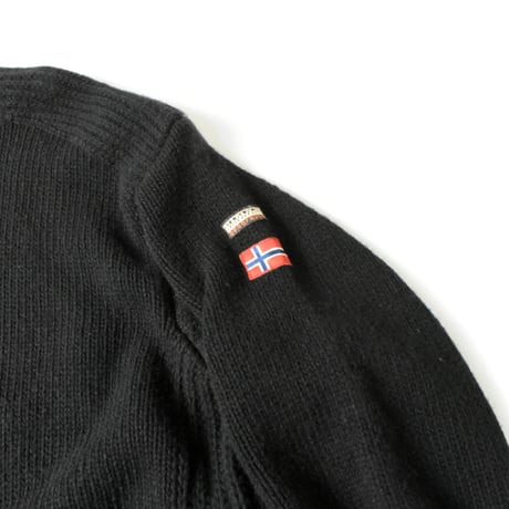 USED 90’S "NAPAPIJRI" HALZIP WOOL KNIT