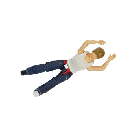 USED "JUSTIN BIEBER" ACTION TALKING FIGURE