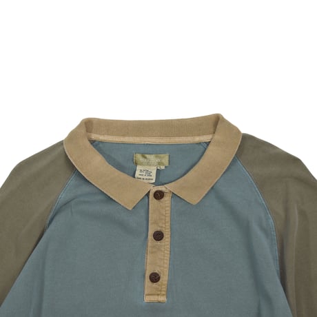 USED "THE TERRITORY AHEAD" L/S POLO SHIRT