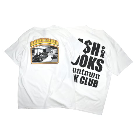 "DOWNTOWN" & "CASH FOR BOOKS" T-shirt