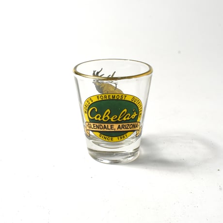 USED "CABELA'S" SHOT GLASS