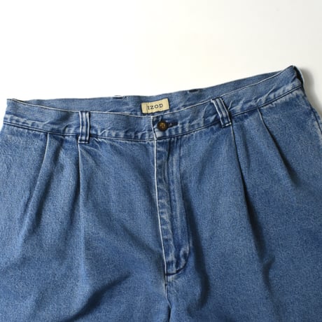USED "IZOD" 2TUCK DENIM SHORTS