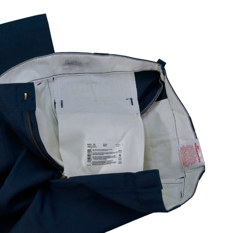 90'S DICKIES 874 FLAT FRONT PANT  / NAVY / IRREGULAR