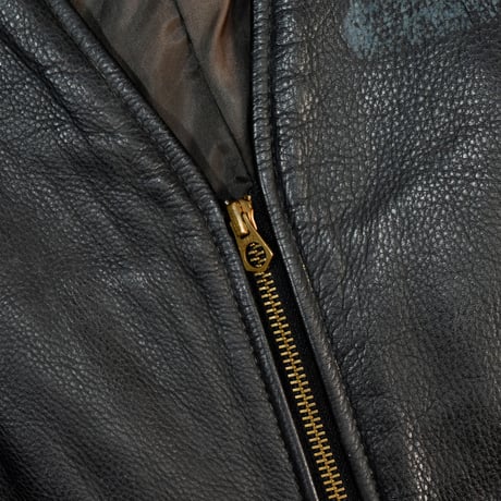 USED 80'S "BRANDED GARMENTS" LEATHER VEST