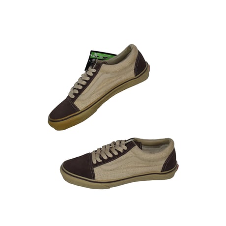 LATE 90's DEADSTOCK VANS "OLD SCHOOL" ESPRESSO / KHAKI HEMP