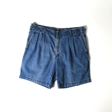 USED "DOCKERS KHAKIS" 2TUCK DENIM SHORTS