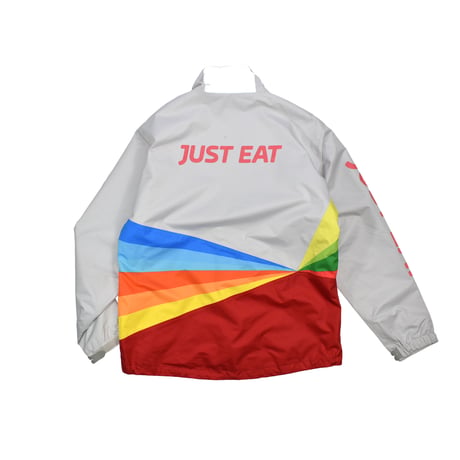 USED "JUST EAT" WATERPROOF JACKET