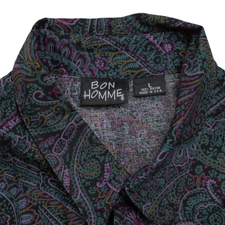 USED PAISLEY RAYON SHIRT
