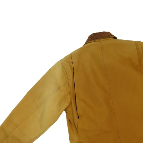 DEAD STOCK "CARHARTT" DUCK CHORE COAT BLANKET LINED