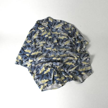 USED 80-90’S "COLUMBIA" PATTERNED SHIRT