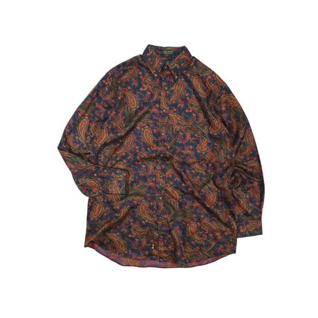 USED 90'S "CLUB ROOM" PAISLEY SHIRT