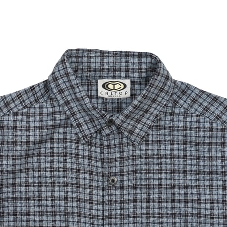 USED "CALTOP" PLAID SHIRT