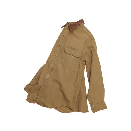 USED "CARHARTT" COTTON DUCK SHIRT