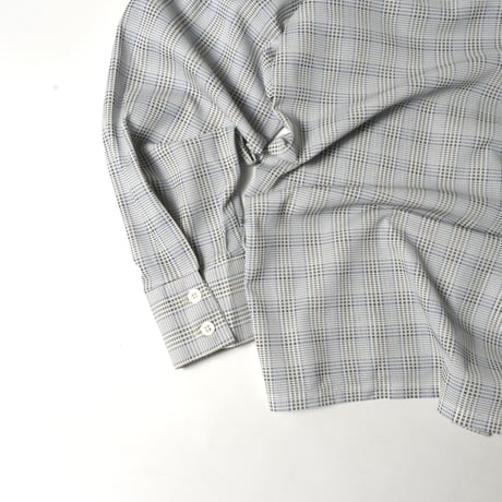 USED 70’S "THAT KNIT by PABLO" PLAID L/S SHIRT