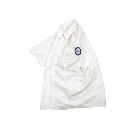USED "CCR" DODGERS PATCHED WORK  SHIRT