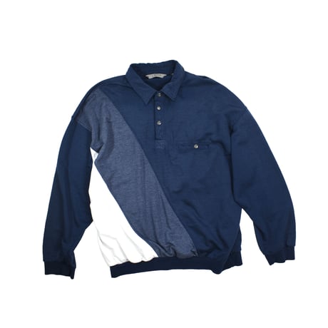 USED "DAVID TAYLOR" SWEAT POLO SHIRT