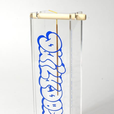 DDQS "BUBBLE LETTER" ACRYLIC INCENSE BURNER