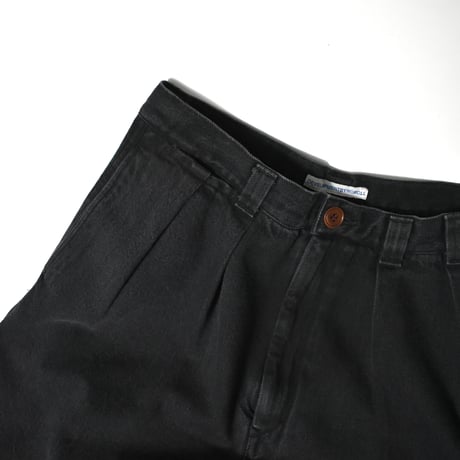 NOROLL "THICKWALK PANTS BLACK DENIM"