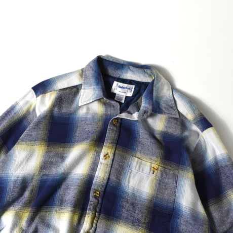 USED 80’S "LUMBER JACK" OMBRE FLANNEL SHIRT