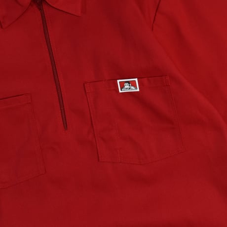"BEN DAVIS" HALF ZIP SHIRT