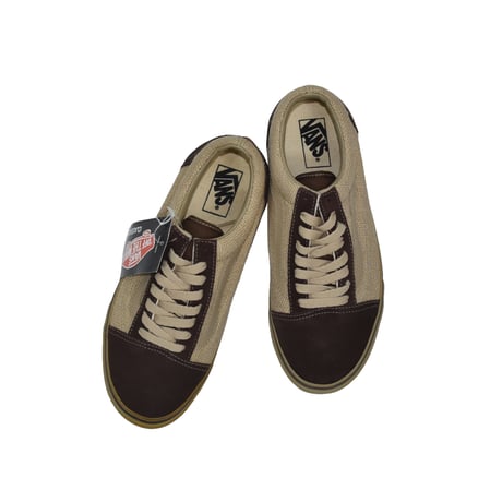 LATE 90's DEADSTOCK VANS "OLD SCHOOL" ESPRESSO / KHAKI HEMP