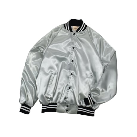 USED 90'S "AUBURN SPORTSWEAR / NO EXIT" NYLON VARSITY JACKET