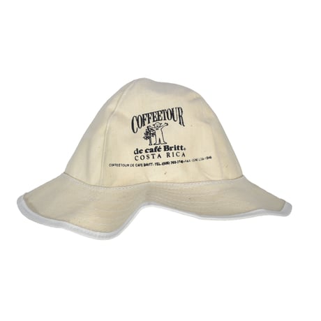 USED "CAFE BRITT COFFEE LOVER'S CLUB" CANVAS HAT