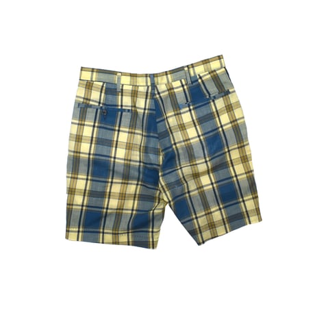 USED "HARRIS SLACKS" PLAID SHORTS